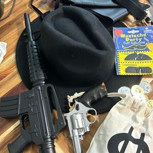 Men’s Murder Mystery Gatsby 1920s Costume Accessories Kit